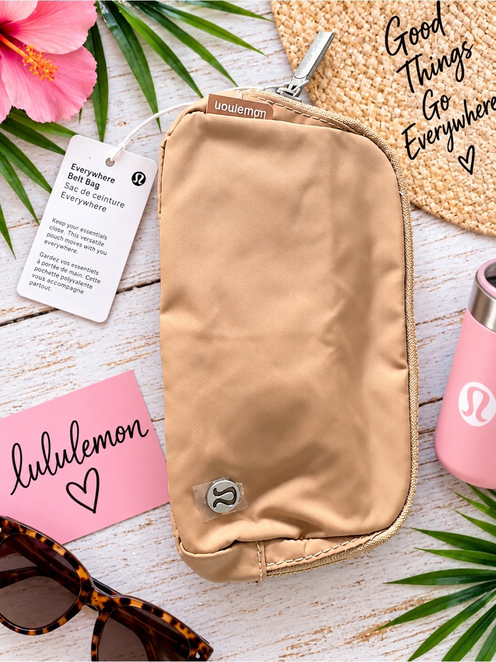 lululemon athletica Mini Belt Bag in Tan